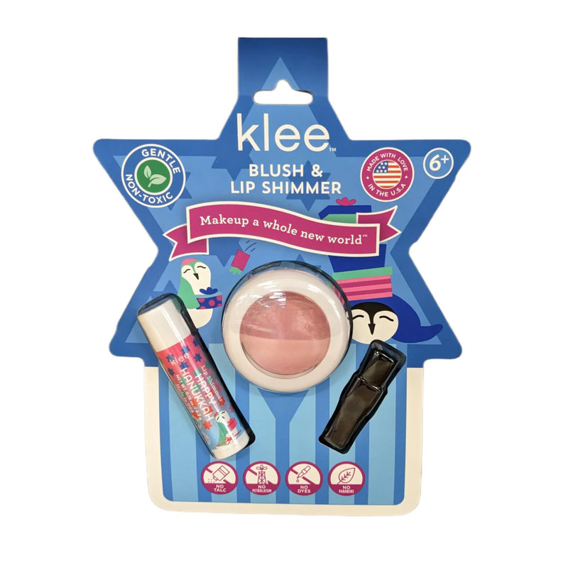 Klee Naturals - Candlelight Hanukkah  Blush and Lip Shimmer Set