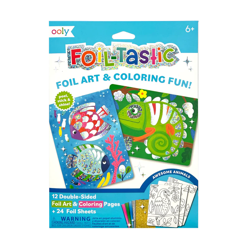 Foil-tactic Foil Art & Coloring Awesome Animals