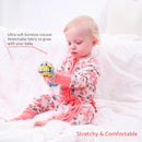 Pretty in peony Baby Girl Bamboo Pajamas 12-18M - ToyologyToys