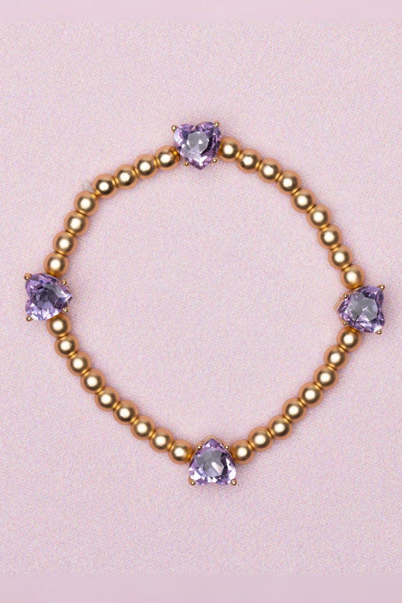 Boutique Chic Amethyst Love Bracelet