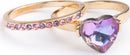 Boutique Chic Precious Purple Ring (Small)