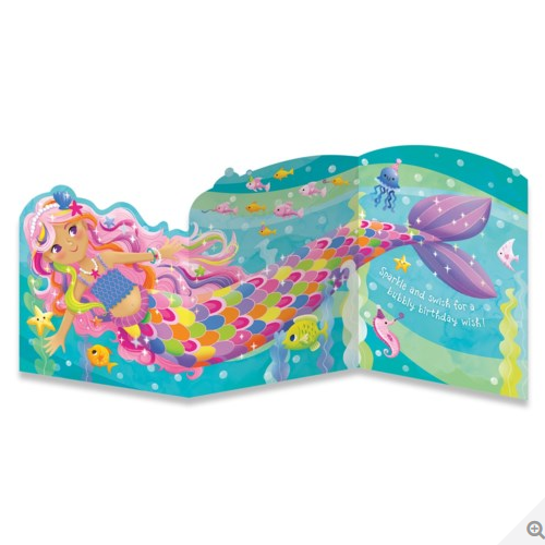 Mermaid Tri-Fold Card