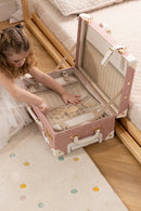 Vegan Leather Carry-On Suitcase - Ballerina