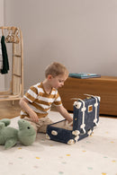 Vegan Leather Play Suitcase - Space