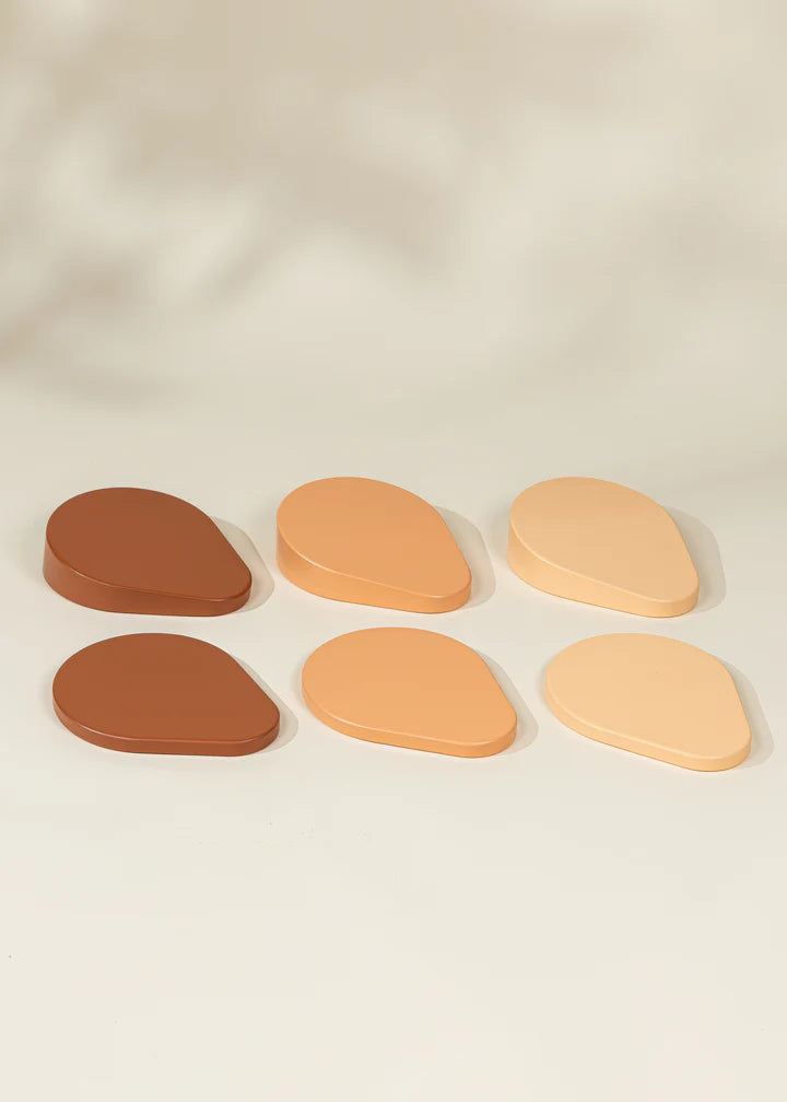 Set of 6 Wooden Balance Stepping Stones