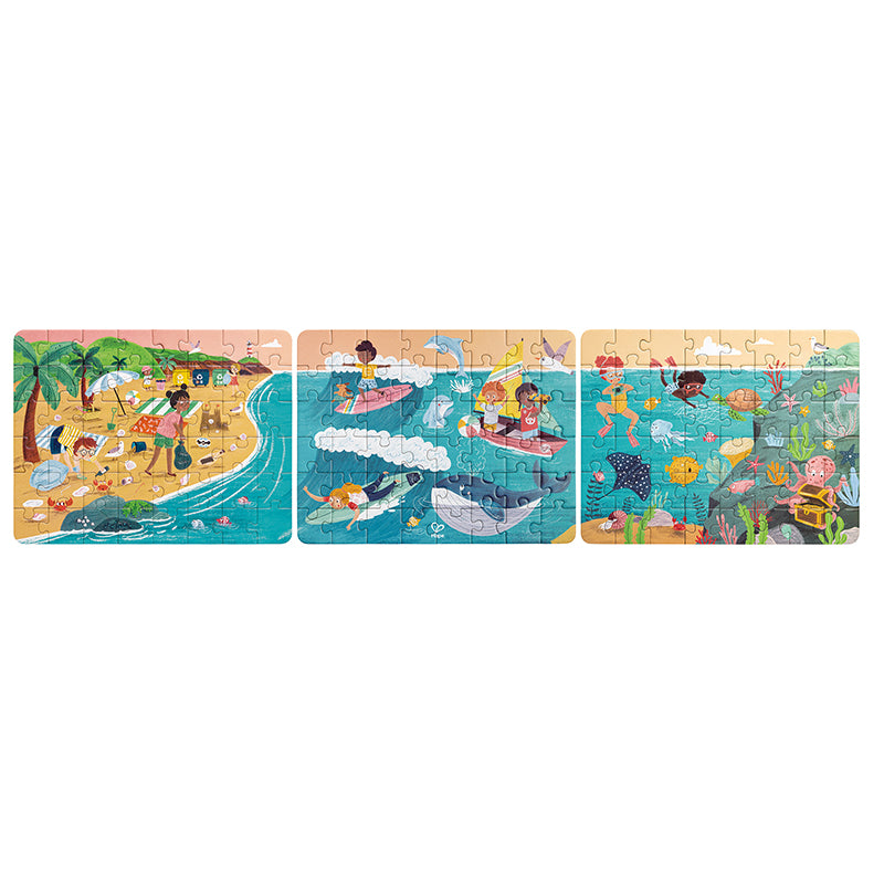 Ocean Friends Puzzle 3 in 1