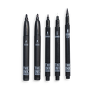 The Ink Works 5 Black Markers Assorted Sizes - Toyology Toys