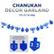 Chanukah Decor Garland