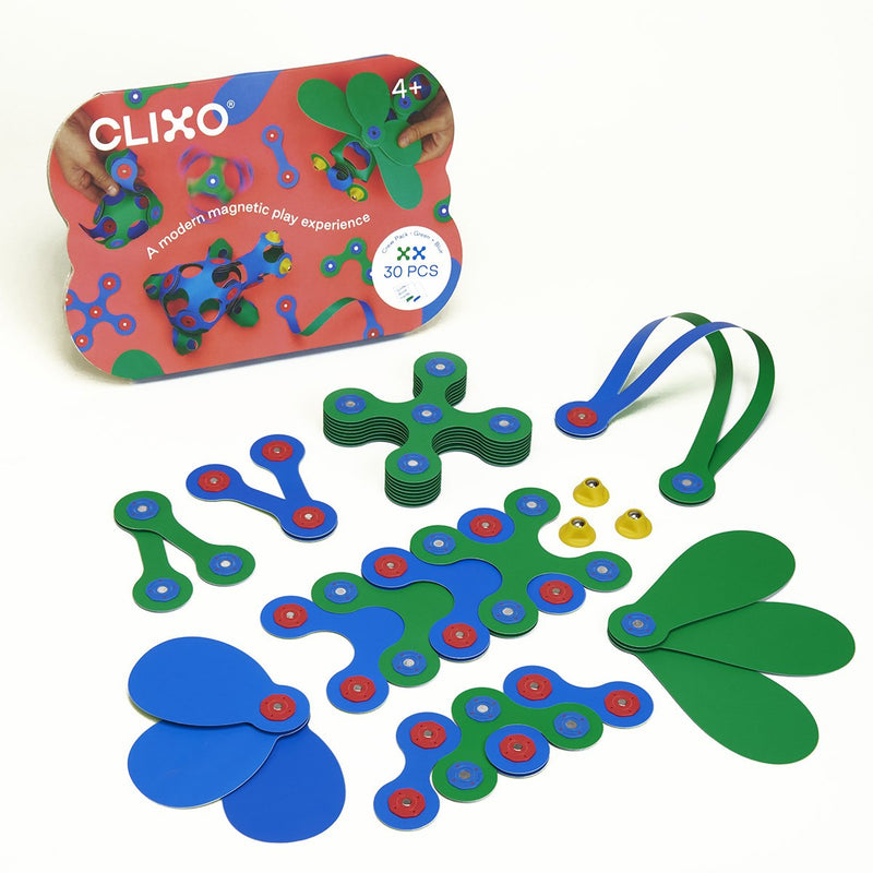 Clixo Crew Pack Green/Blue- 30pcs