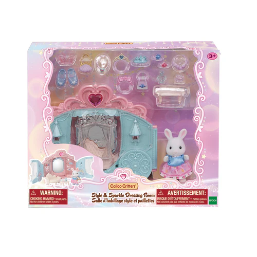 Calico Critters Style & Sparkle Dressing Room