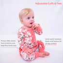 Pretty in peony Baby Girl Bamboo Pajamas 3-6M - ToyologyToys