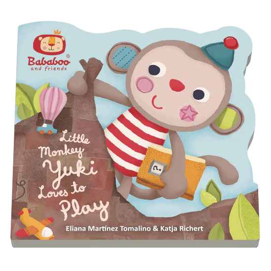 Little Monkey Yuki Loves To Play Board Book