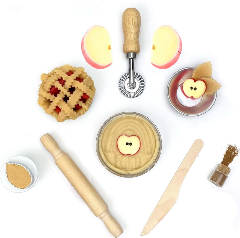 Apple Pie Sensory Play Dough Kit