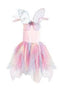Rainbow Fairy Dress & Wings, Multi, Size 3-4