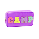 Varsity Collection Nylon Cosmetic Bag - Camp