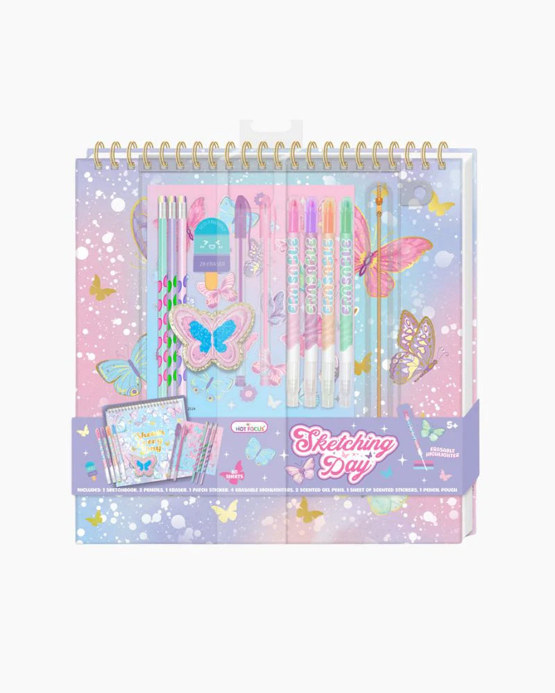 Mega Sketching Fun Tie Dye Butterfly