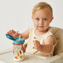 Itzy Sips Straw Cup w/ Snap Close Lid Giddy Up - Toyology Toys