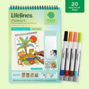 Lifelines Flow Art - Trace-By-Groove, Jungle Oasis