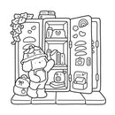 Cozy Days Coloring Book