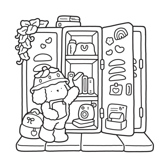 Cozy Days Coloring Book