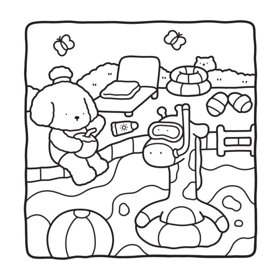 Cozy Days Coloring Book
