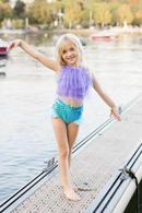 Mermaid Swimsuit, Two-Piece, Size 3-4