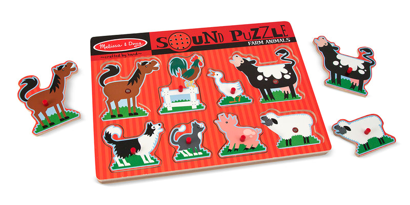 Farm Animals Sound Puzzle