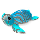 Eugy Sea Turtle 3D Cardboard Model Kit - Toyology Toys