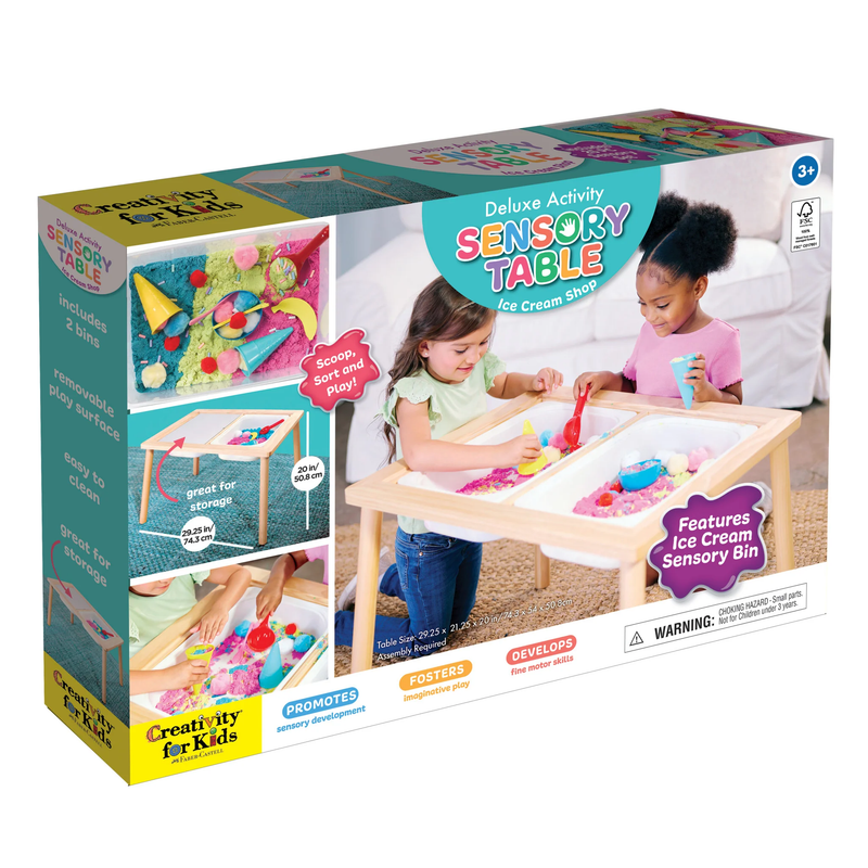 Deluxe Activity Sensory Table Ice Cream Shop