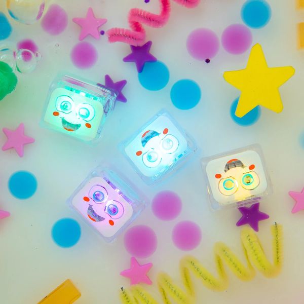 Glo Pal Light-Up Cubes Limited Edition Party Pal - 4 Pack
