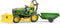 John Deere Lawn Tractor with Trailer & Gardener