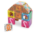MAGNA-TILES microMAGS Gingerbread House Travel 24-Piece Set