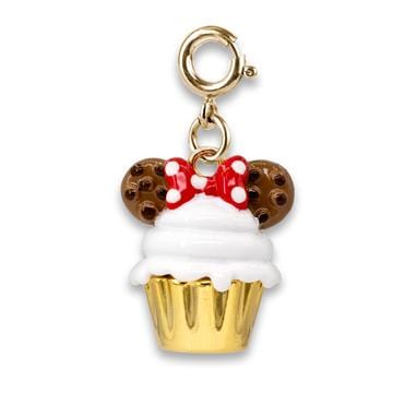 Charm It !! Gold Minnie Cupcake