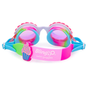 Ice Cream and Sprinkle Round Frame Swim Goggles