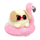 Anirollz Puppiroll in Flamingo Floatie Plush