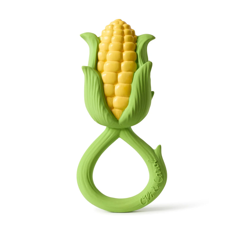 Oli & Carol Corn Rattle Toy & Teether