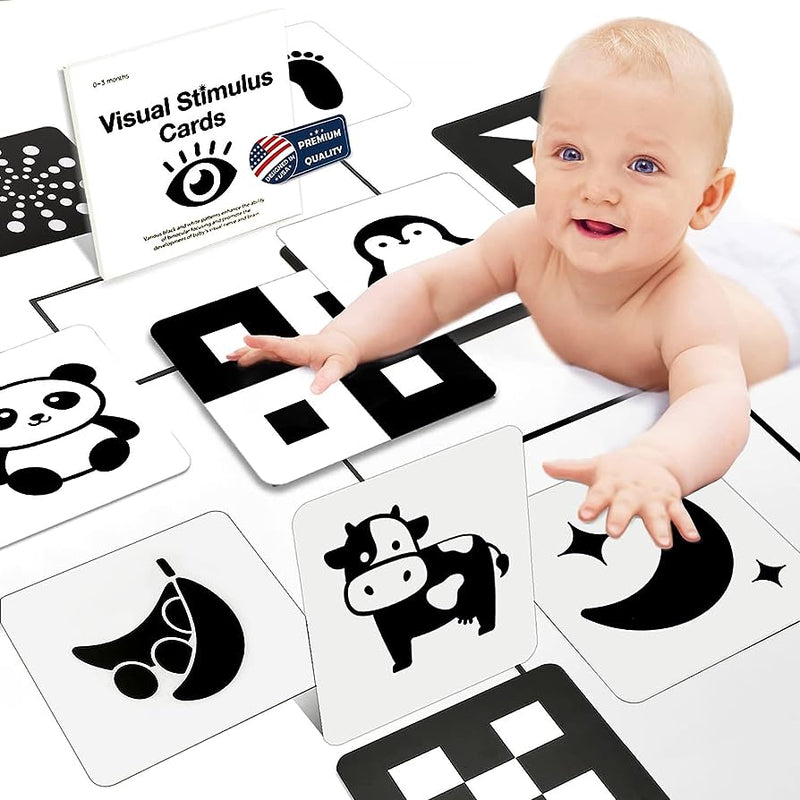 Black And White Cards Early Education Cards Training Newborn - Temu