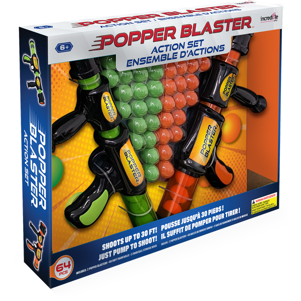 IPSA BOLIZER 6 & 2 セット Popper Blasters Set - 2 Guns w/60 Balls – Toyology Toys
