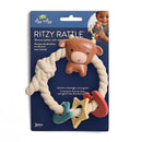 Ritzy Rattle Silicone Teether Rattle - Highland Cow