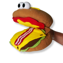Hamburger Pal Hand Puppet 7"