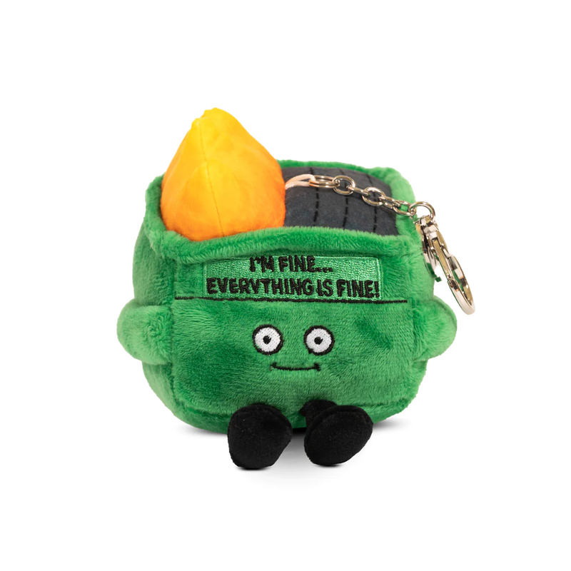 Punchkins Dumpster Fire Plush Bag Charm