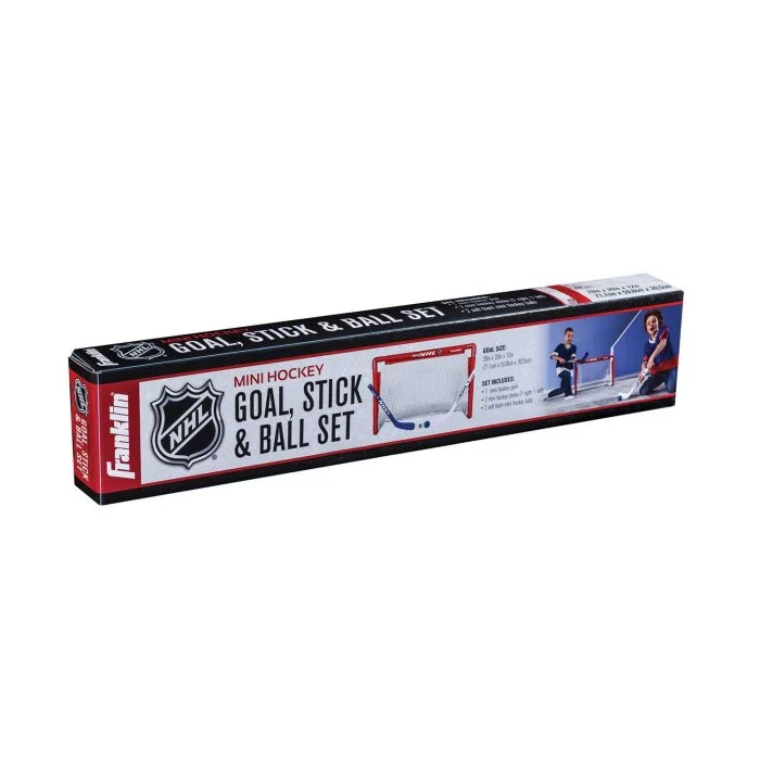 NHL Mini Hockey Goal, Stick and Ball Set