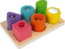 I Wood Shapes  Sounds 6-block Puzzle