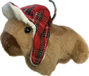Winter Capybara Plush Toy Bag Charm