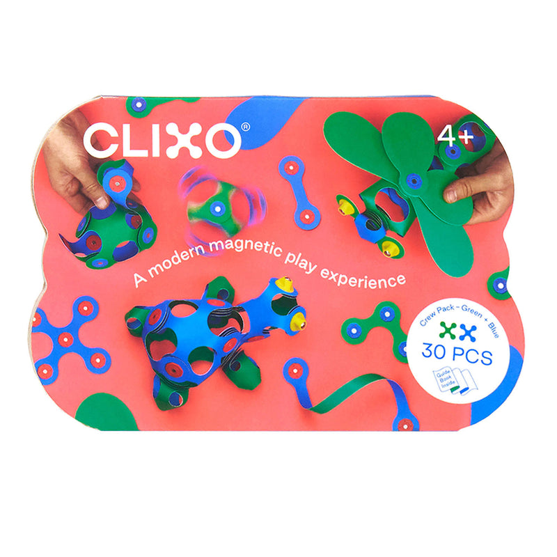 Clixo Crew Pack Green/Blue- 30pcs