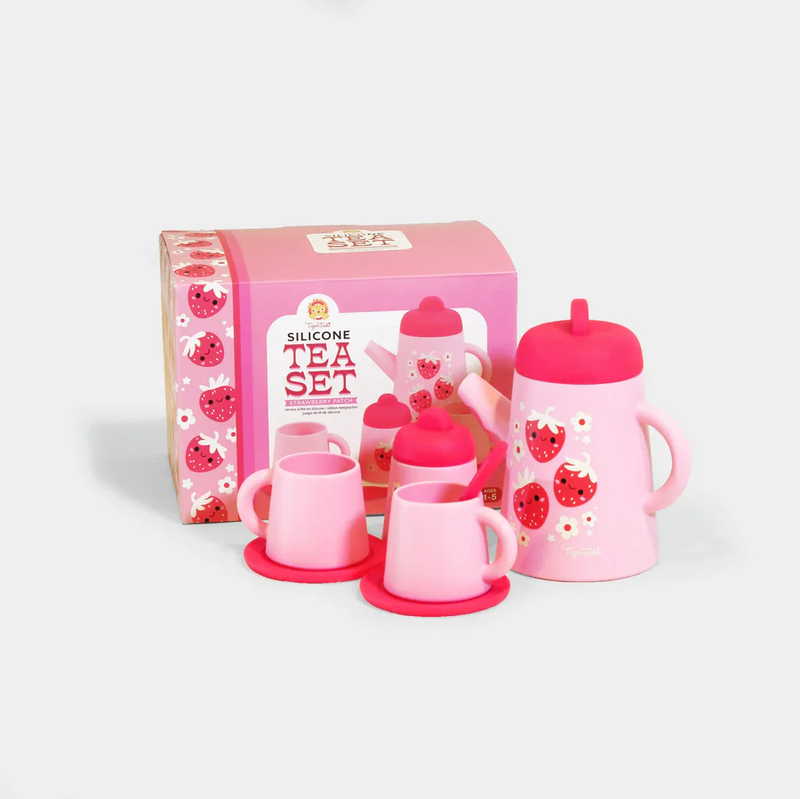 Silicone Tea Set - Strawberry Patch