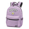 Purple Happy Canvas Patches Backpack