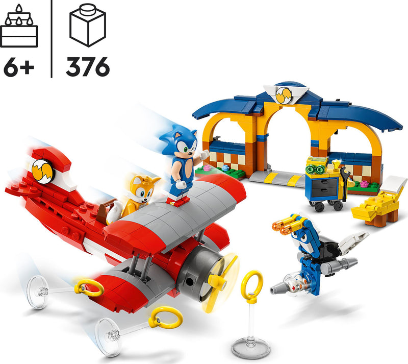 LEGO® Sonic the Hedgehog Tails’ Workshop and Tornado Plane