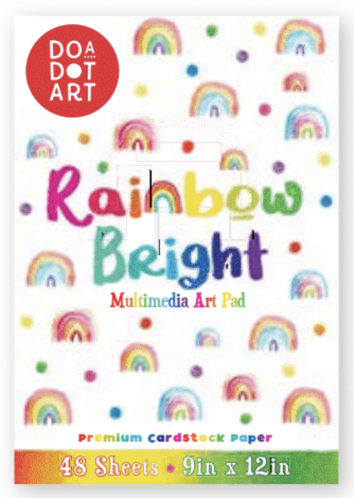 Rainbow Bright Multimedia Art Pad