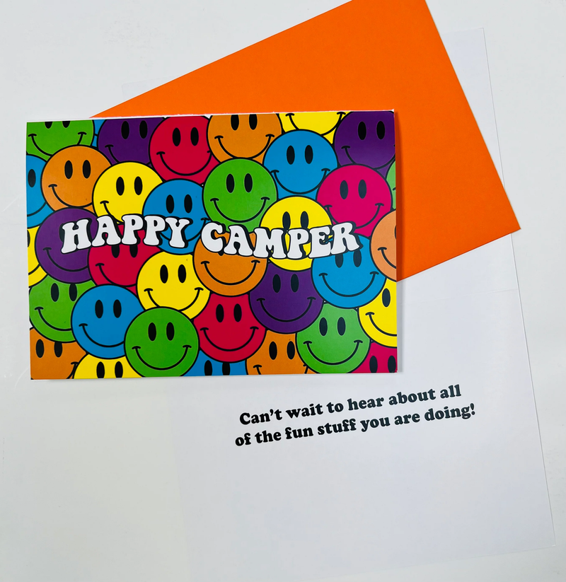 Happy Camper - Greeting Card